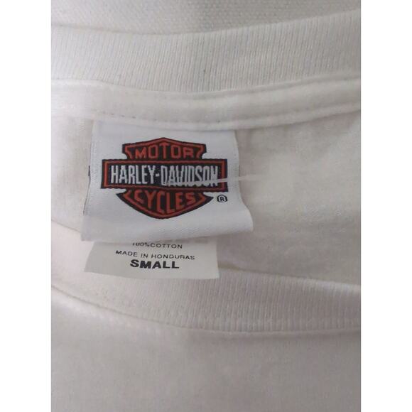 Harley Davidson logo Sturgis Long Sleeve White Small Shirt - Picture 6 of 6